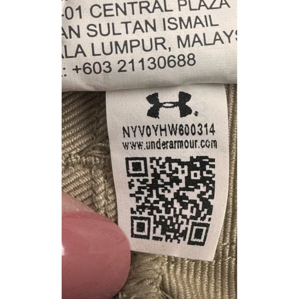 Under Armour Mens Loose Fit Golf Pants Tan Khaki 34x32  Stretch‎ Athletic Casual